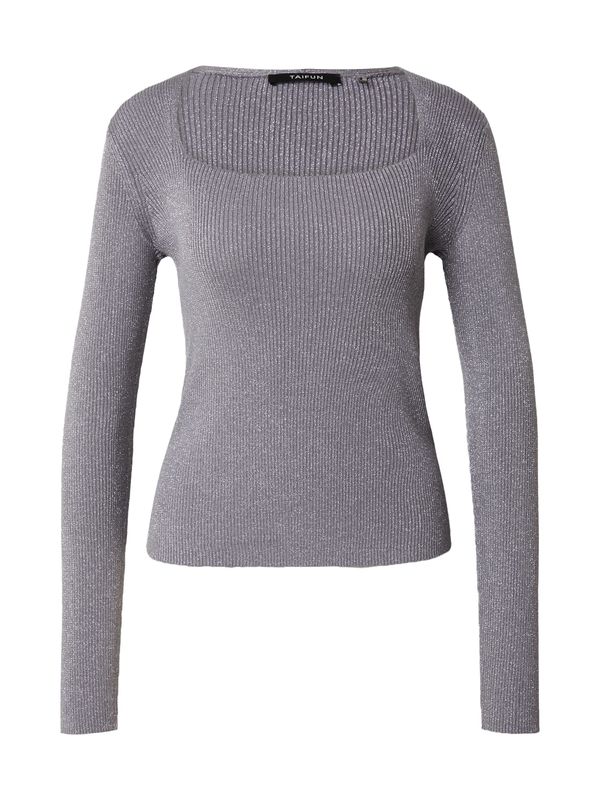 TAIFUN TAIFUN Пуловер  сребърно сиво