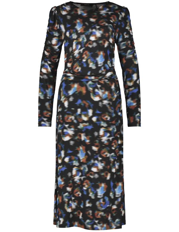 TAIFUN TAIFUN Рокля  нощно синьо / светлосиньо / кафяво / бяло