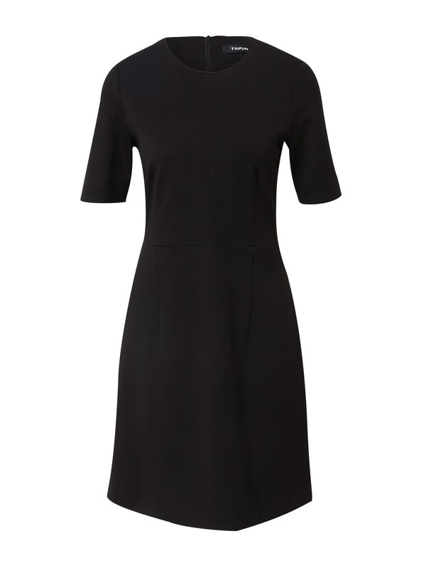 TAIFUN TAIFUN Рокля с права кройка  черно