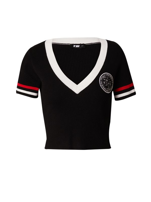 Tally Weijl Tally Weijl Пуловер  червено / черно / бяло