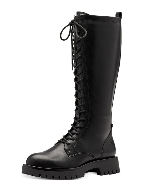 TAMARIS TAMARIS Ботуши с връзки  черно