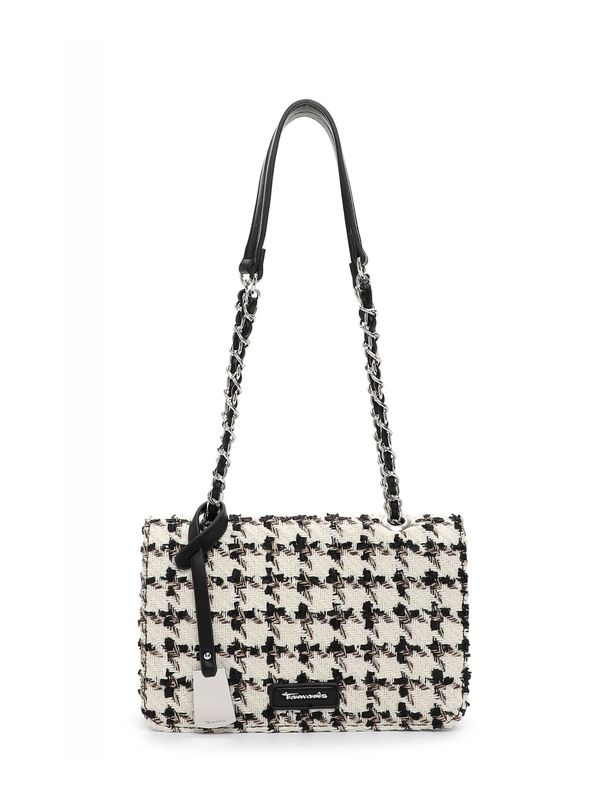 TAMARIS TAMARIS Чанта за през рамо 'Aimee'  черно / бяло