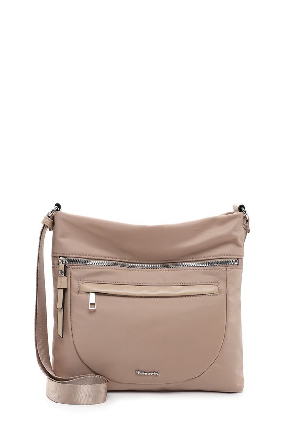 TAMARIS TAMARIS Чанта за през рамо 'Angela'  таупе сиво / сребърно