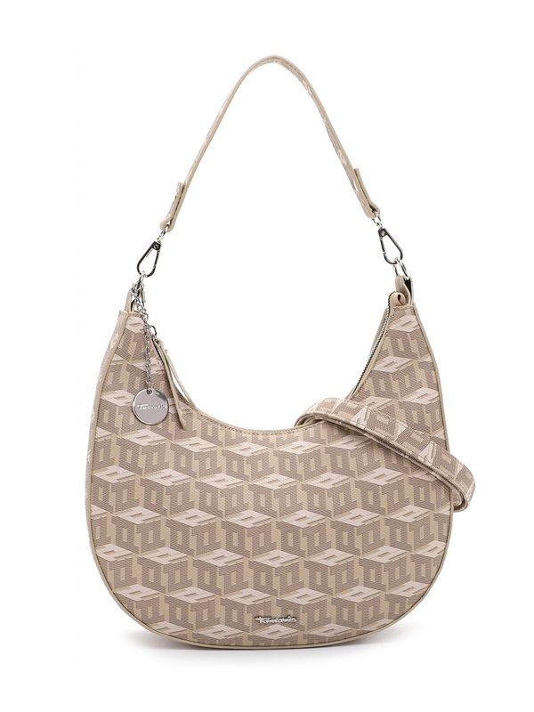 TAMARIS TAMARIS Чанта за през рамо  светлобежово / тъмнокафяво / бяло