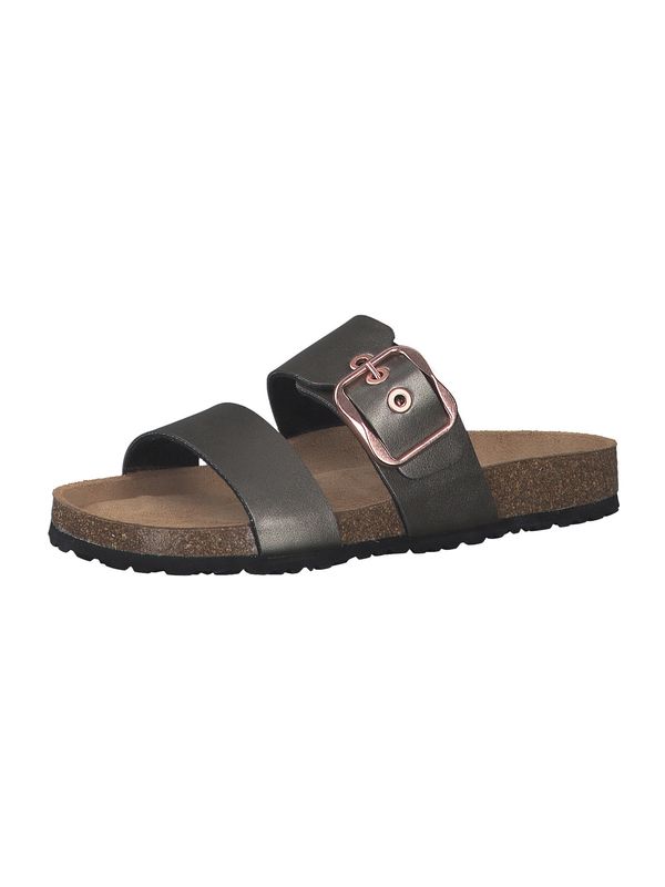 TAMARIS TAMARIS Чехли  розово злато / антрацитно черно