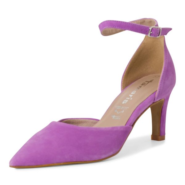 TAMARIS TAMARIS Дамски обувки на ток с отворена пета  светлолилаво