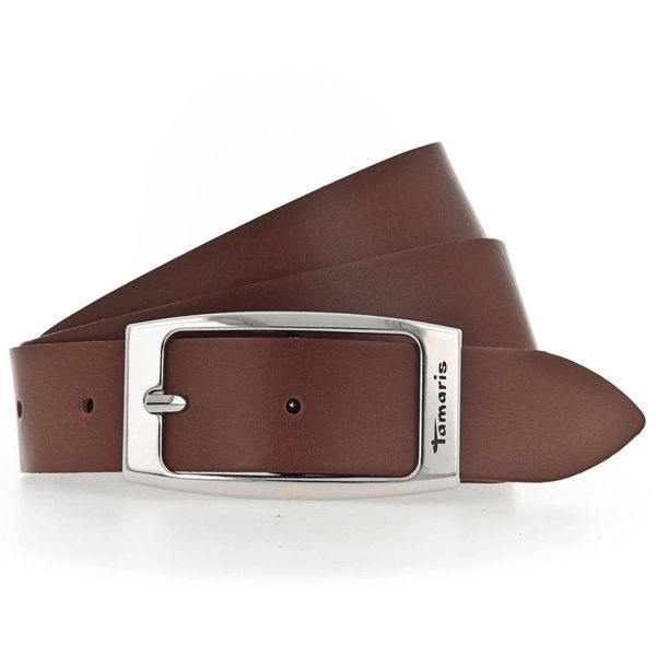 TAMARIS TAMARIS Колан  кестеняво кафяво / сребърно