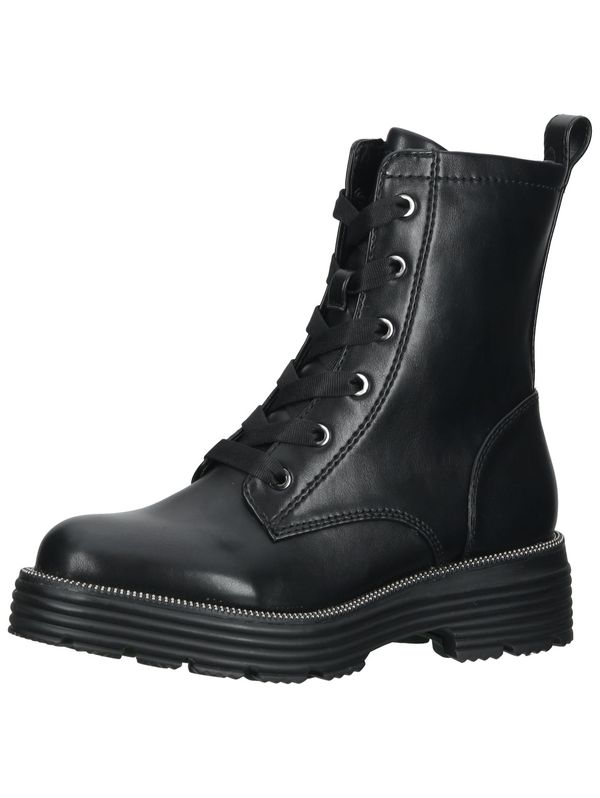 TAMARIS TAMARIS Ниски ботуши с връзки  черно