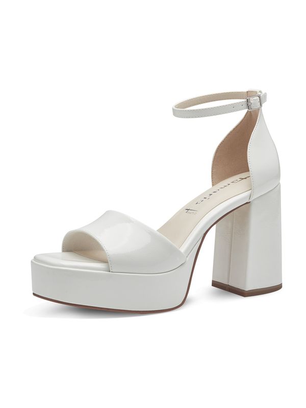 TAMARIS TAMARIS Сандали с каишка  бяло