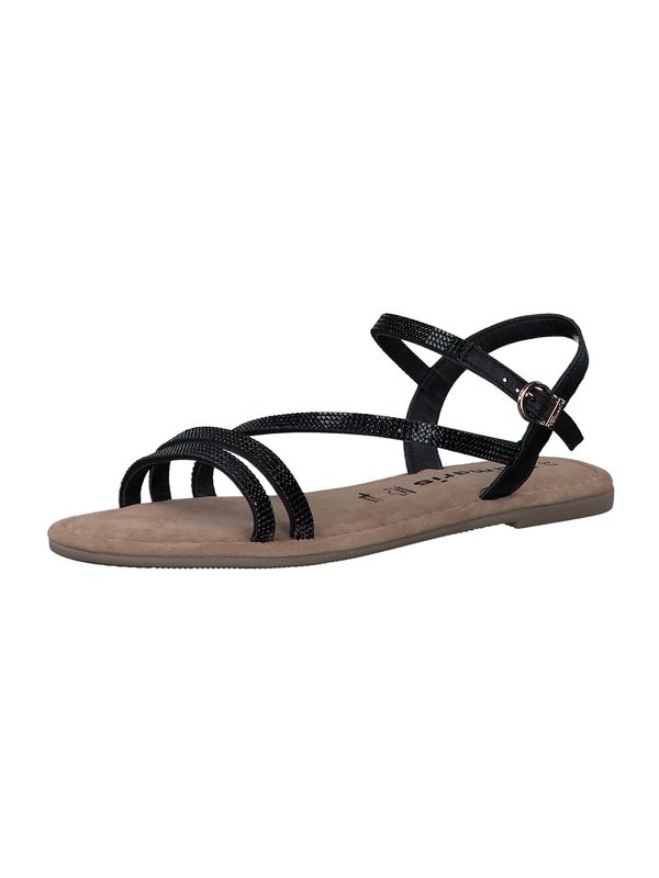 TAMARIS TAMARIS Сандали с каишка  черно