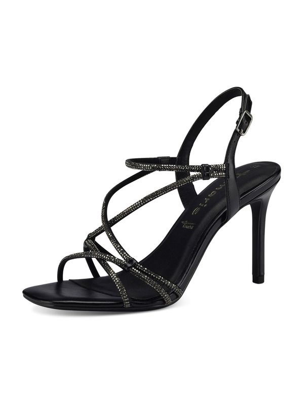 TAMARIS TAMARIS Сандали с каишка  черно