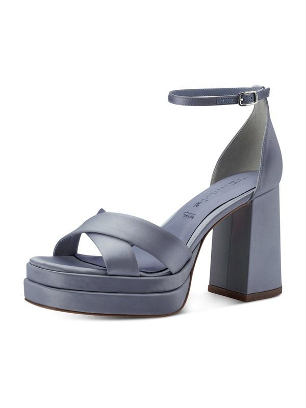 TAMARIS TAMARIS Сандали с каишка  гълъбово синьо