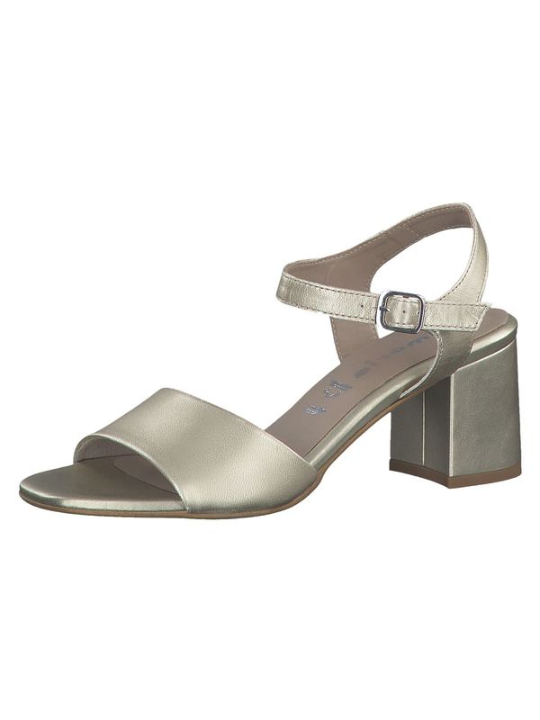 TAMARIS TAMARIS Сандали с каишка  сребърно