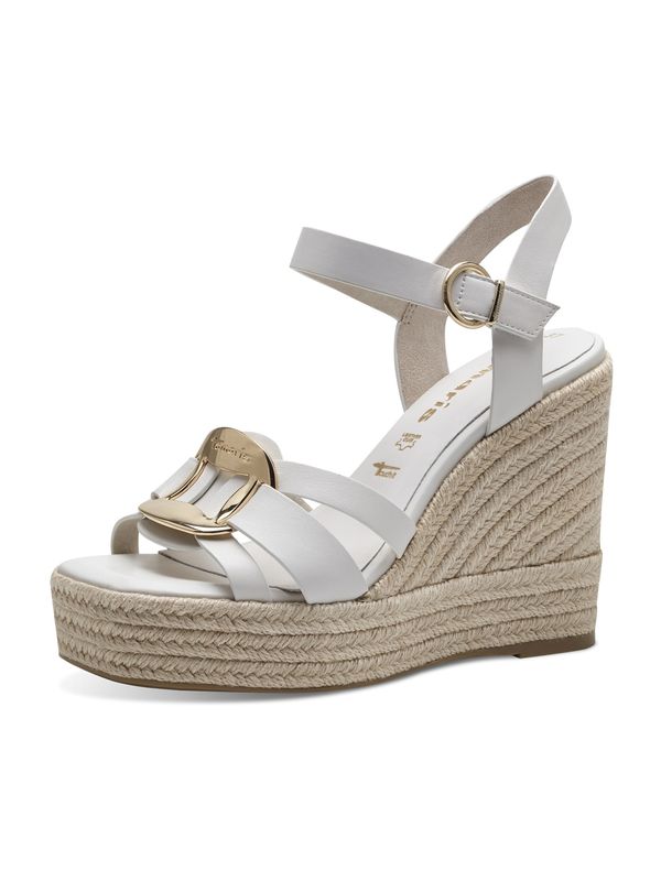 TAMARIS TAMARIS Сандали  злато / бяло