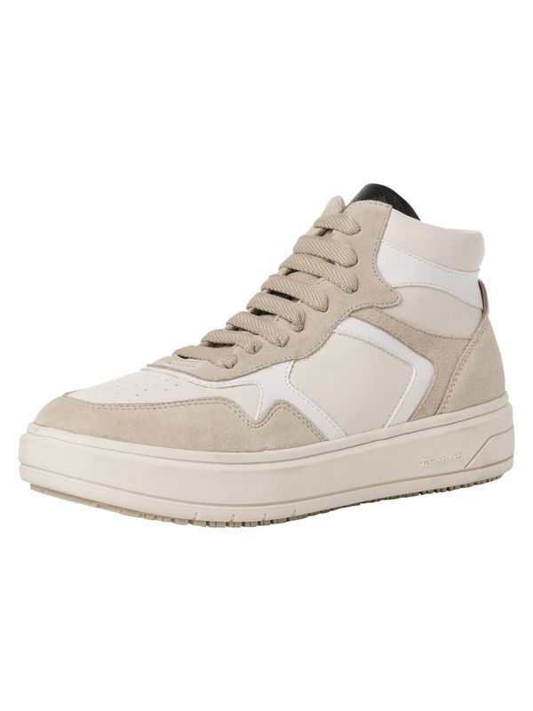 TAMARIS TAMARIS Високи маратонки  бежово / кремаво / бяло