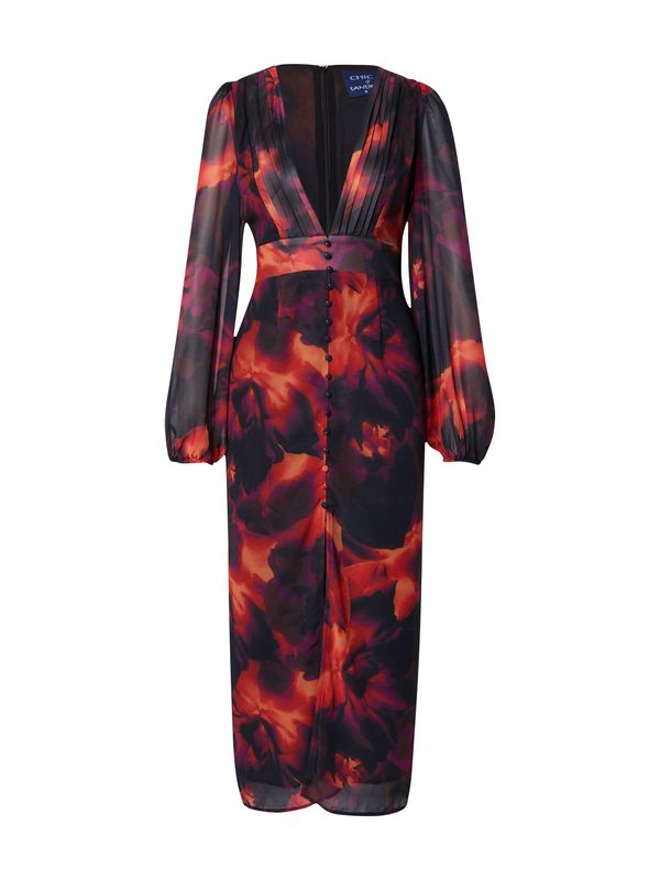 Tantra Tantra Рокля  тъмно коралово / черно