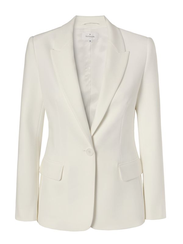 TATUUM TATUUM Блейзър 'Lamia'  мръсно бяло