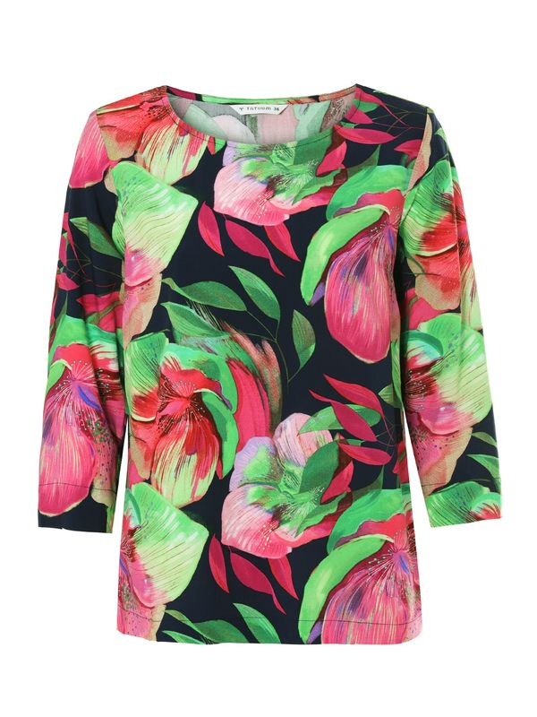 TATUUM TATUUM Блуза 'Afeliami'  нейви синьо / маслина / розово / черно