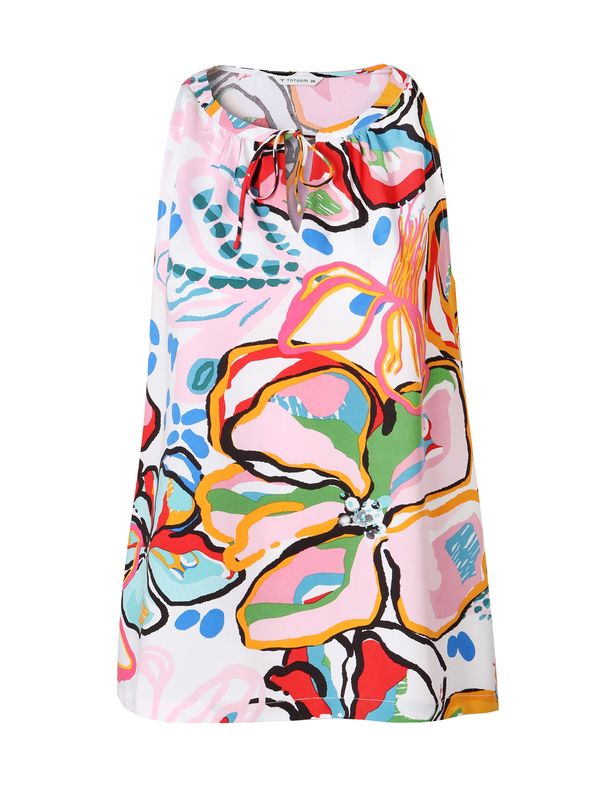 TATUUM TATUUM Блуза 'FLORO 1'  пъстро / бяло