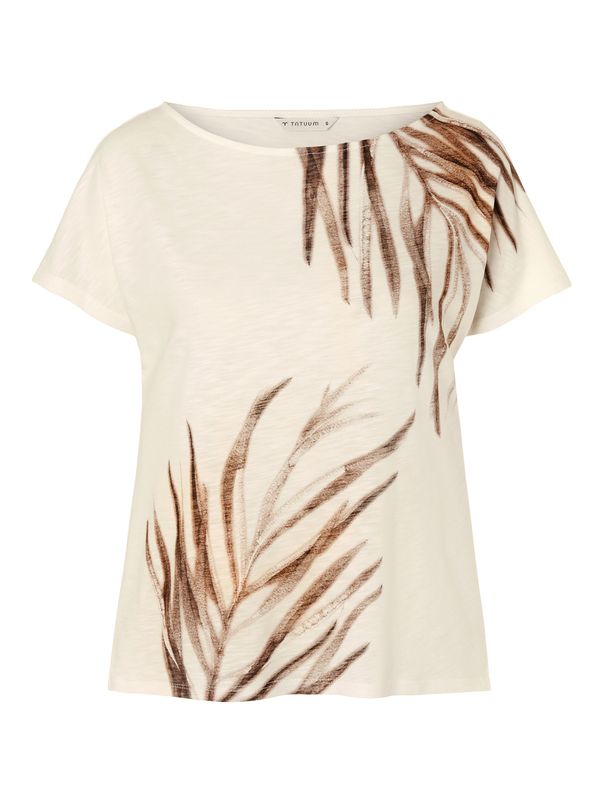 TATUUM TATUUM Блуза 'Gemina'  кафяво / тъмнокафяво / черно / бял меланж