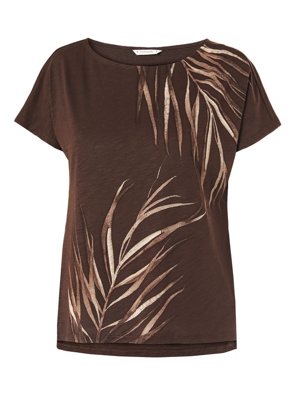 TATUUM TATUUM Блуза 'GEMINA'  кафяво / злато
