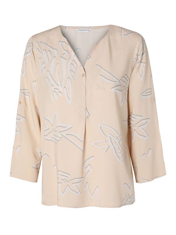 TATUUM TATUUM Блуза 'ISOLA 1'  светлобежово / сиво