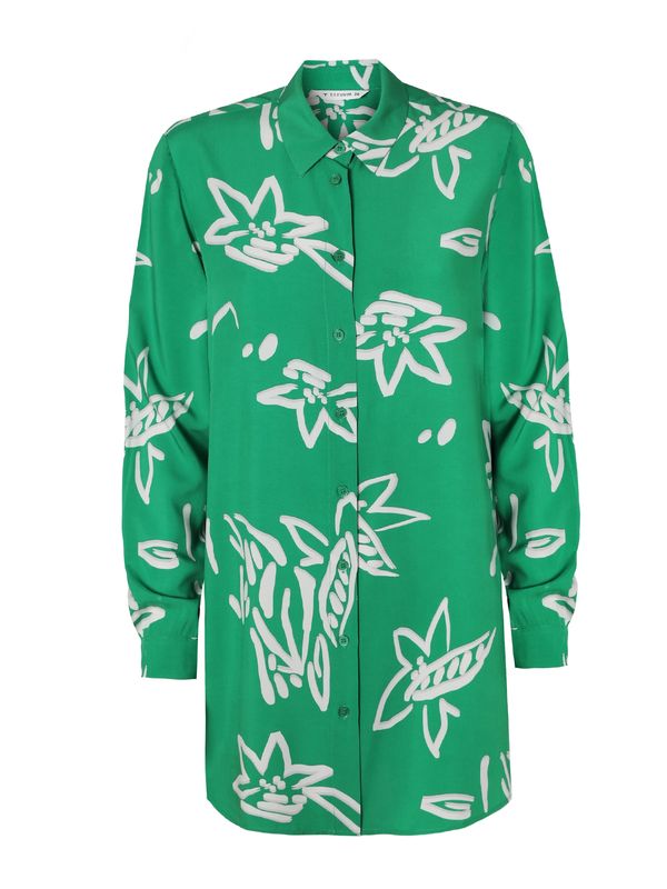 TATUUM TATUUM Блуза ' LIBU'  светлосиво / зелено