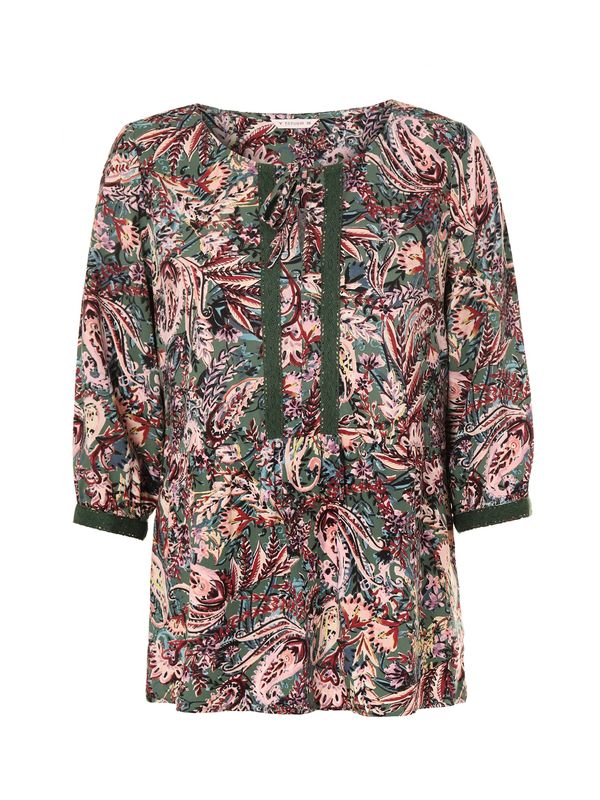 TATUUM TATUUM Блуза 'MIZURIA 1'  зелено / пъстро