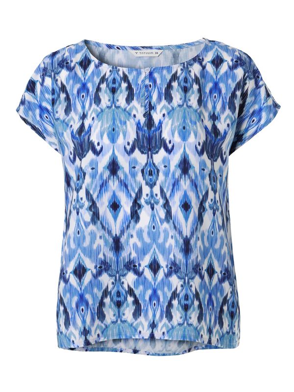 TATUUM TATUUM Блуза 'Oweni'  нейви синьо / светлосиньо / бяло