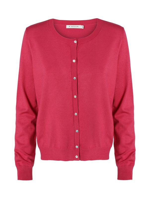 TATUUM TATUUM Плетена жилетка 'Kontroko'  малина