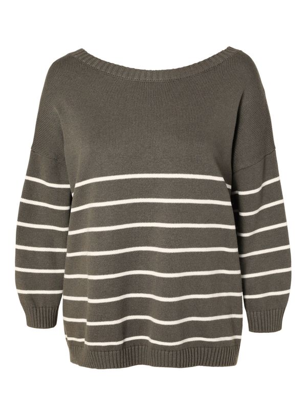 TATUUM TATUUM Плетена жилетка 'Sare'  каки / бяло