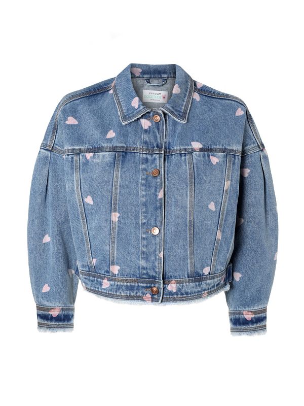 TATUUM TATUUM Преходно яке 'Namia'  син деним / бледорозово