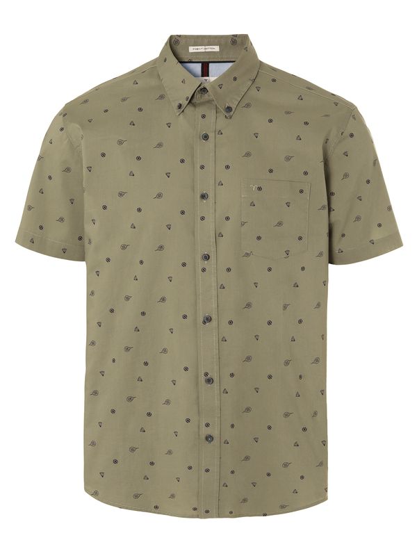 TATUUM TATUUM Риза 'DORT 5'  каки / черно