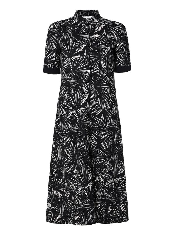TATUUM TATUUM Рокля тип риза ' JOICE'  черно / бяло