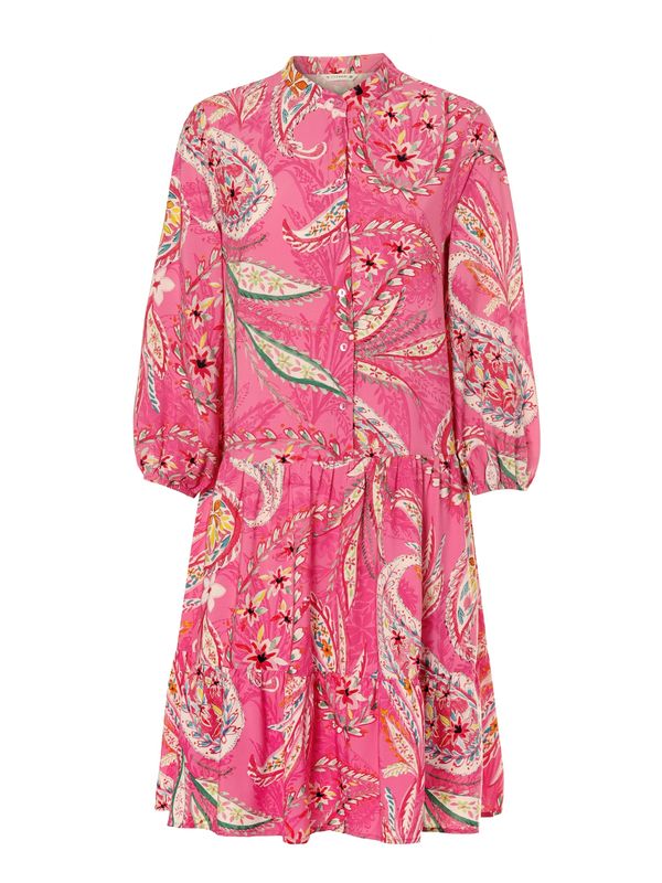 TATUUM TATUUM Рокля тип риза 'MIRAMI'  горчица / смарагдово зелено / оранжево / фуксия / бяло