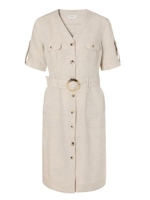 TATUUM TATUUM Рокля тип риза 'Soforia'  светлобежово