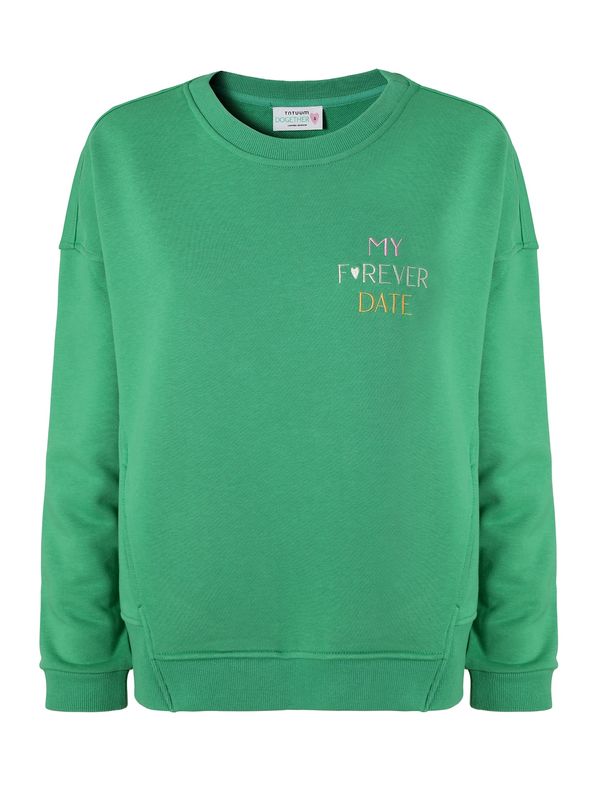 TATUUM TATUUM Суичър 'Ginger'  зелено