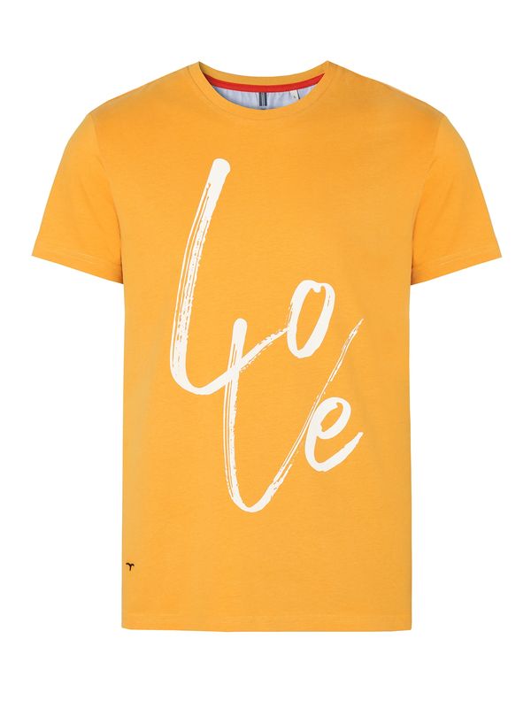 TATUUM TATUUM Тениска 'MIKIN 7'  жълто / бяло