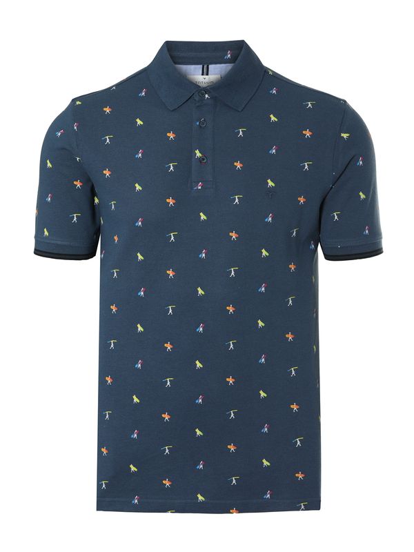 TATUUM TATUUM Тениска  нейви синьо / пъстро