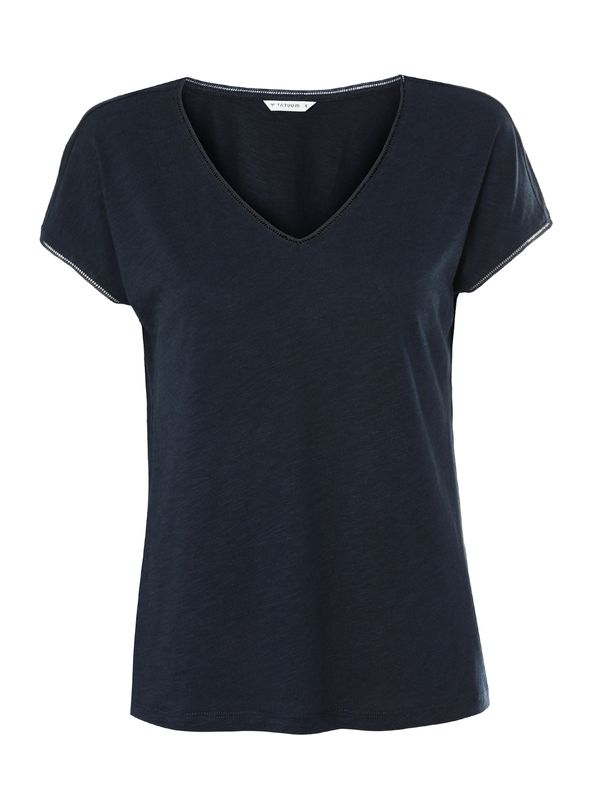 TATUUM TATUUM Тениска 'SORINA'  нейви синьо