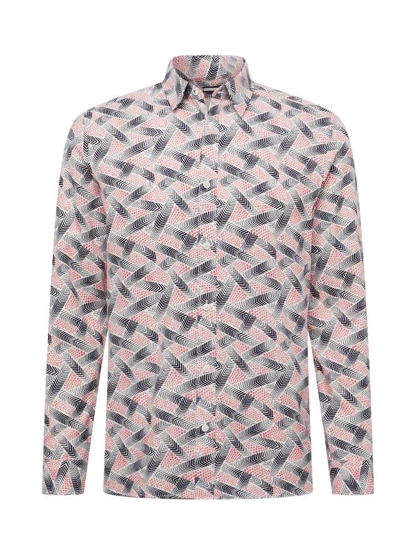 Ted Baker Ted Baker Риза 'Peldun'  червено / черно / бяло