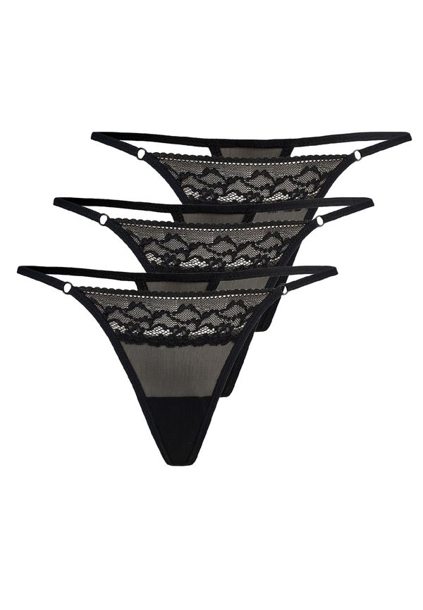 TEYLI TEYLI Стринг 'Erori'  черно