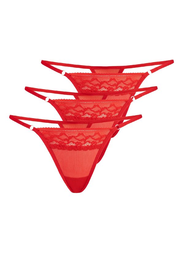 TEYLI TEYLI Стринг 'Erori'  червено