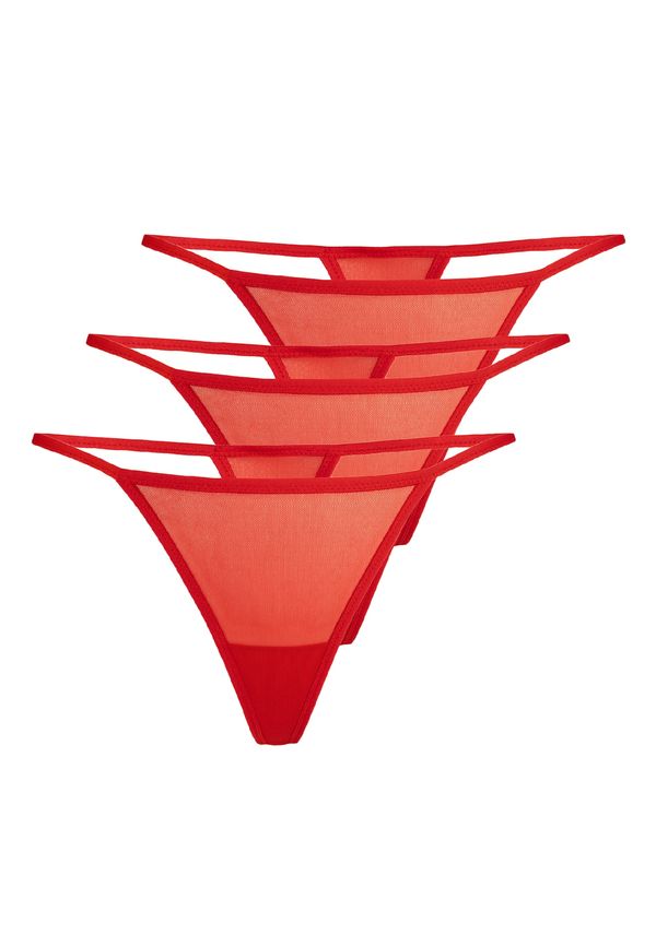 TEYLI TEYLI Стринг 'Paski'  червено