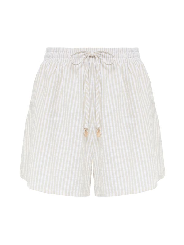 The Fated The Fated Панталон 'MIMMI'  телесен цвят / бяло