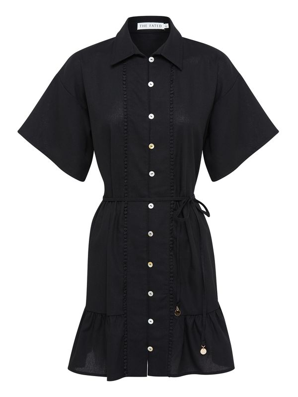 The Fated The Fated Рокля 'SOL SHIRT'  черно