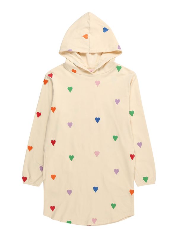 The New The New Рокля 'Heart'  кремаво / тъмносиньо / зелено / червено