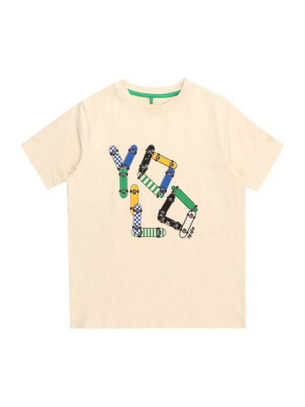 The New The New Тениска 'James'  пясъчен / синьо / зелено / черно