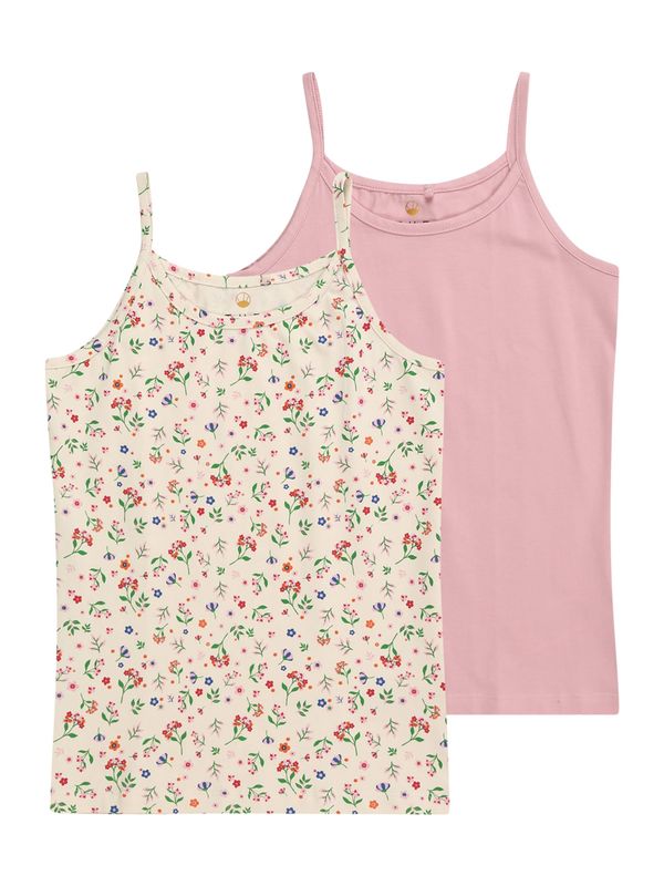 The New The New Топ  бежово / зелено / бледорозово / червено