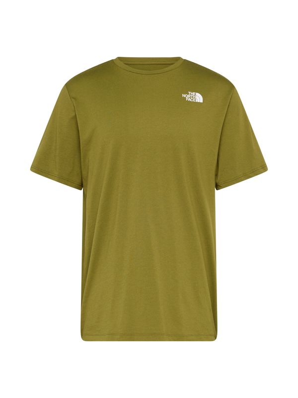 THE NORTH FACE THE NORTH FACE Функционална тениска 'FOUNDATION MOUNTAIN LINES'  маслина / черно / бяло